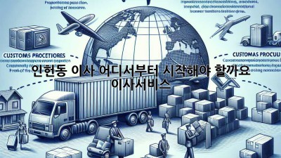 인헌동 이사, 어디서부터 시작해야 할까요? 🤔 #이사서비스